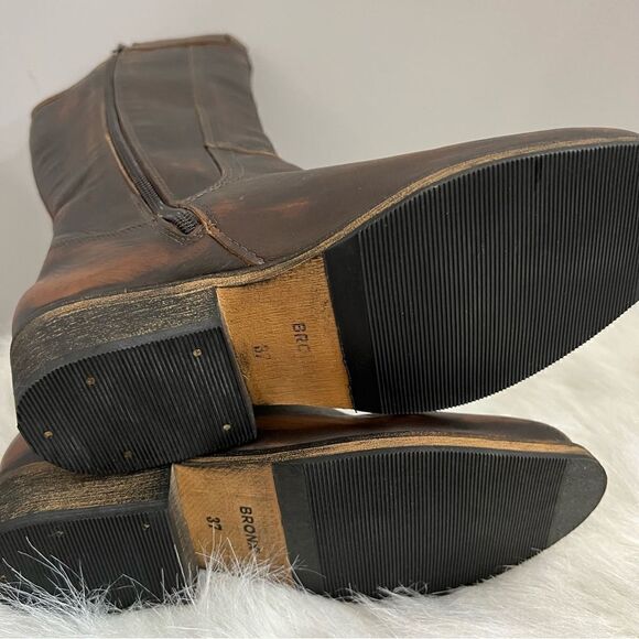 Bronx Two Lane Antique Wash riding boot -- EU 37/ US 6.5/7 - Picture 6 of 13